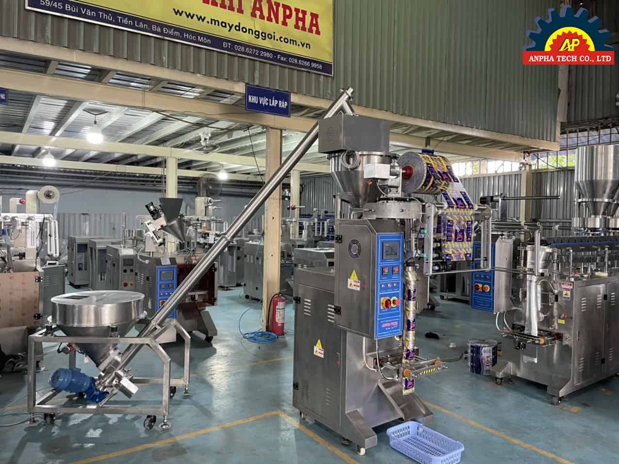 máy đóng gói muối tại cơ khí anpha