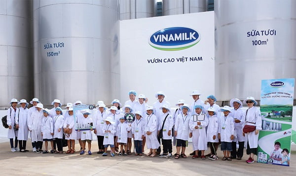 quy trình sản xuất sữa Vinamilk