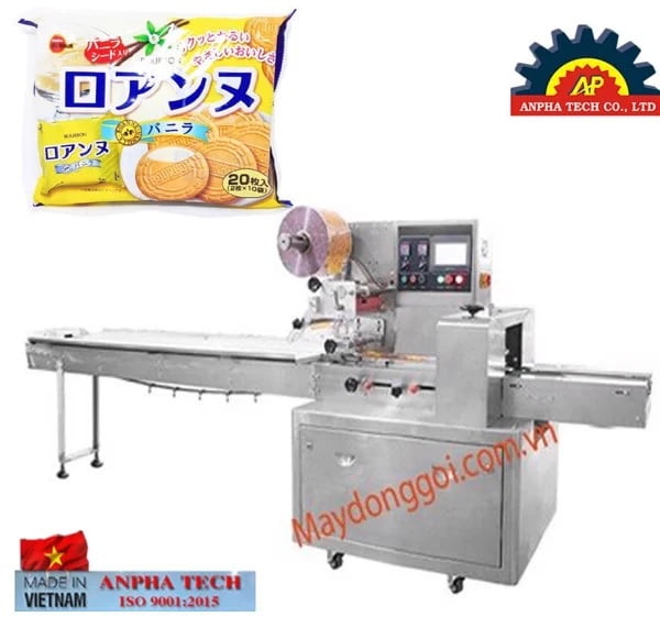 Mua Máy Đóng Gói Bánh Quy Chất Lượng, Giá Tốt Tại Cơ Khí Anpha 3 máy đóng gói bánh quy