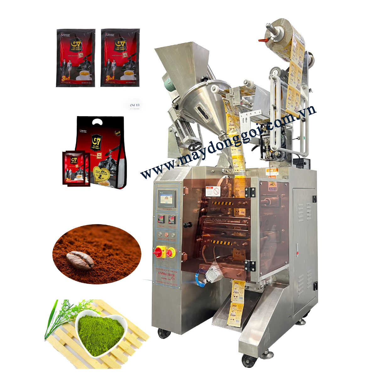 Máy Đóng Gói Bột Rau Má Tự Động, Chất Lượng Tại Cơ Khí Anpha 5 Công dụng của máy đóng gói bột rau má