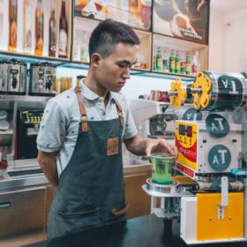 cách sử dụng máy dập cốc tự động