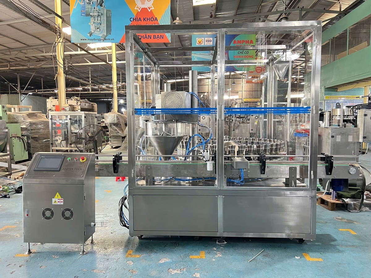 Máy chiết rót tại Cơ Khí Anpha