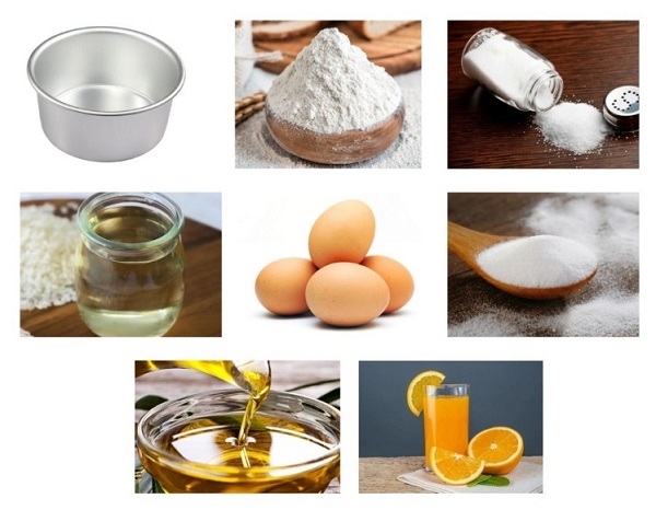 Cách Làm Bánh Bông Lan Bằng Bột Mì - Hướng Dẫn Chi Tiết Từng Bước 5 Nguyên liệu và dụng cụ cần chuẩn bị để làm bánh bông lan