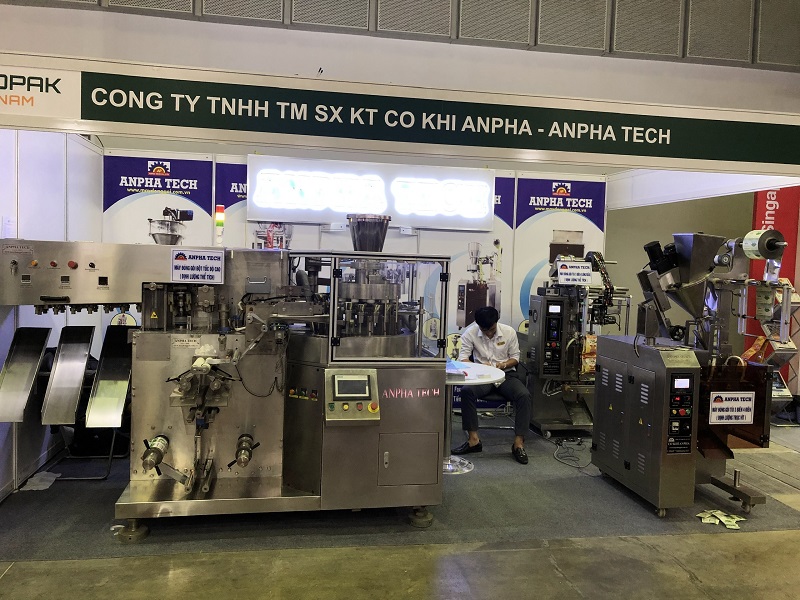 Máy đóng gói bao bì tốc độ cao tại Cơ Khí Anpha