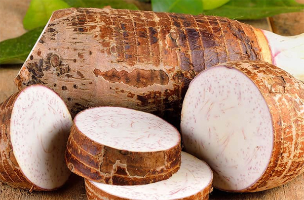 Các nguyên liệu cần chuẩn bị để làm khoai môn sấy