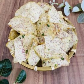 Cách làm khoai môn sấy