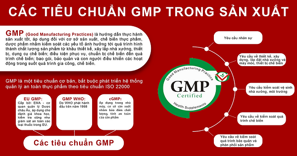 Các yêu cầu quan trọng nhất của tiêu chuẩn GMP