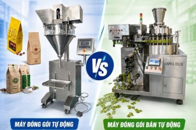 So Sánh Máy Đóng Gói Tự Động Và Bán Tự Động