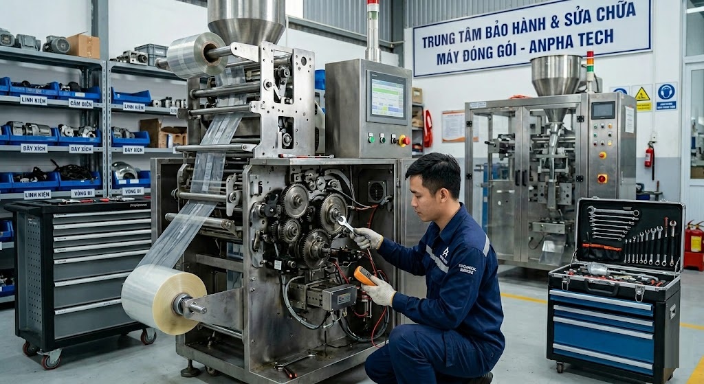 Tại sao nên chọn dịch vụ sửa chữa máy đóng gói của Anpha Tech?