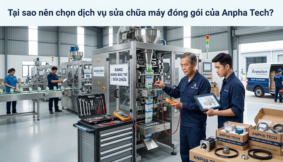 Dịch Vụ Sửa Chữa, Bảo Trì Máy Đóng Gói Chuyên Nghiệp, Uy Tín Tại Anpha Tech 9 Tại sao nên chọn dịch vụ sửa chữa máy đóng gói của Anpha Tech?