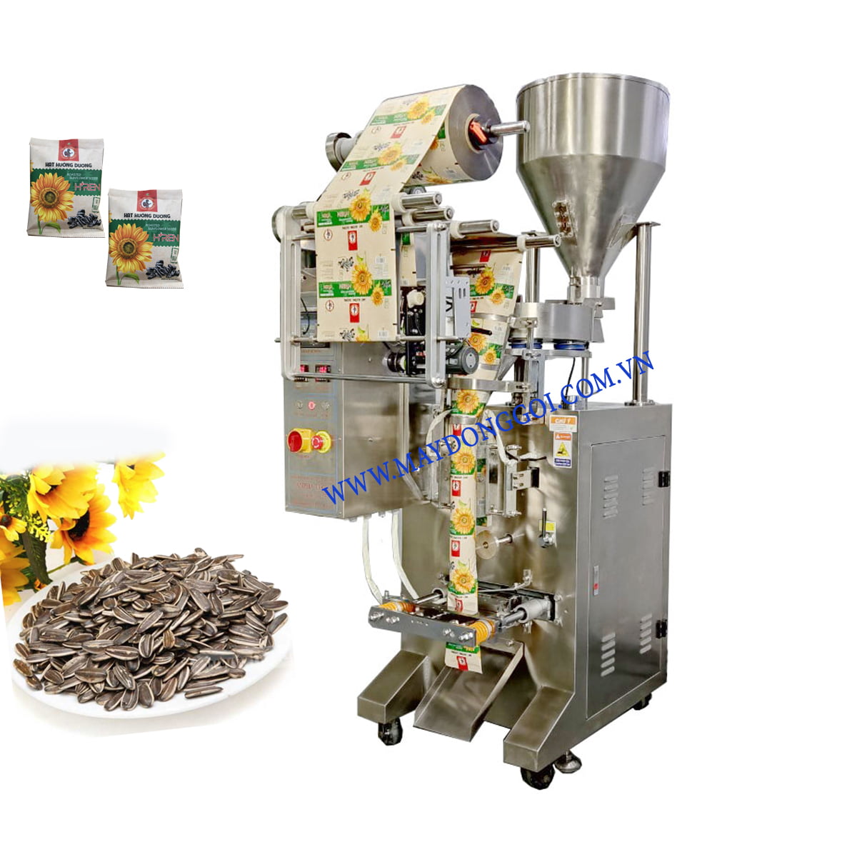 Cấu tạo và nguyên lý hoạt động của máy đóng gói dạng hạt